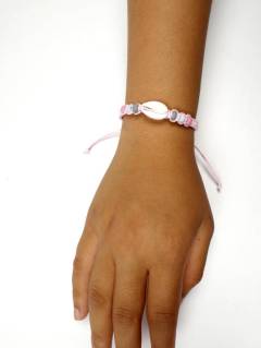 Detalle no seleccionable para compra Pulseritas Eco - Pulsera regulable realizada PUVI45.