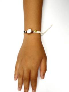Detalle no seleccionable para compra Pulseritas Eco - Pulsera regulable realizada PUVI47.