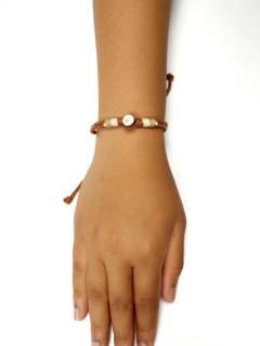 Detalle no seleccionable para compra Pulseritas Eco - Pulsera regulable realizada PUVI48.