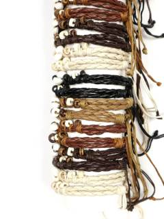 Detalle no seleccionable para compra Pulseritas Eco - Pulsera regulable realizada PUVI50.