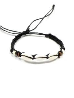 Pulsera Hippie con 3 conchas,  para comprar al por mayor o detalle  en la categoría de Bisutería y Plata Hippie Artesanal | ZAS. [PUVI54]