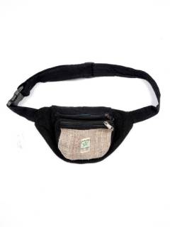 Modelo: Negro Cáñamo Hemp - Riñonera clásica RIHC01 - Modelo Negro