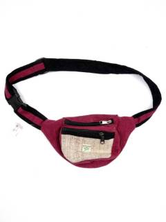 Modelo: Rojo Cáñamo Hemp - Riñonera clásica RIHC01 - Modelo Rojo