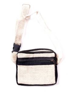 Modelo: Negro Complementos de Cáñamo - Riñonera de cáñamo RIHC02 - Modelo Negro