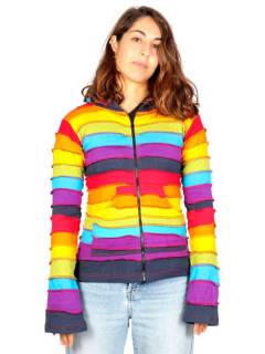 Sudadera Hippie Rainbow,  para comprar al por mayor o detalle  en la categoría de Ropa Hippie Bohemia de Mujer | ZAS. [SUC1532]