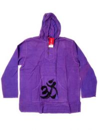 Modelo: Morado Sudaderas - Abrigos - Sudadera con capucha y botonadura SUEV02 - Modelo Morado