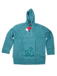 Modelo: Azul Sudaderas - Abrigos - Sudadera con capucha y botonadura SUEV02 - Modelo Azul