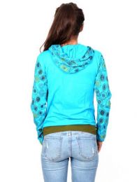 Detalle no seleccionable para compra Sudadera bicolor con capucha detalle del producto