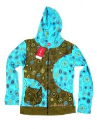 Modelo: Azul Sudadera bicolor con capucha Mod Azul