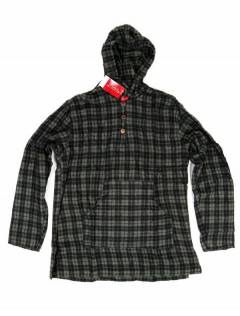 Modelo: M201 Sudaderas y Abrigos - Sudadera de franela de cuadros, SUEV06B - Modelo M201