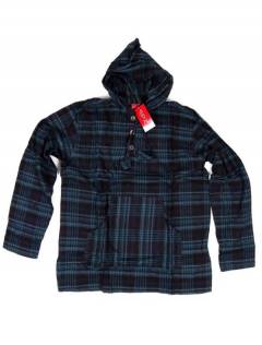 Modelo: M202 Sudaderas y Abrigos - Sudadera de franela de cuadros, SUEV06B - Modelo M202