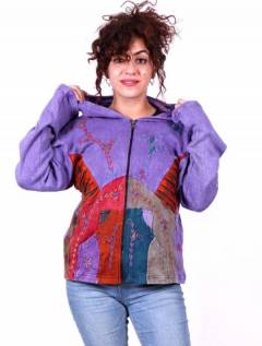 Detalle no seleccionable para compra Sudaderas para chicas - Sudadera realizad con parches SUEV07.