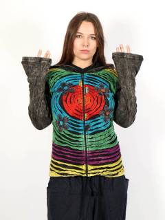 Sudaderas - Sudadera realizad con parches SUEV08.