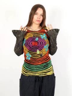 Detalle no seleccionable para compra Camisetas de Manga Larga - Camiseta realizad con parches SUEV09.