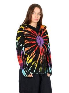 Detalle no seleccionable para compra Sudaderas - Sudadera Hippie Tie Dye multicolor SUEV21.