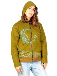 Sudadera Bohemia con Luna y Sol, para comprar al por mayor o detalle.[SUEV25]