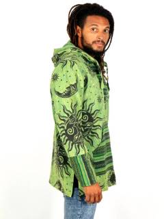 Sudaderas y Chaquetas - Sudadera artesanal con estampado SUEV27.