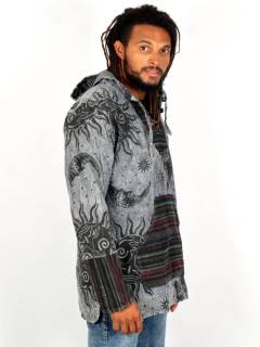 Sudaderas y Chaquetas - Sudadera artesanal con estampado SUEV27.