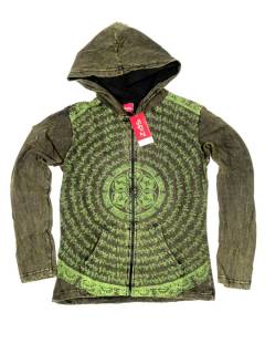 Modelo: Verde Camisetas Hippie M Larga - Sudadera diseño bitono SUEV29 - Modelo Verde