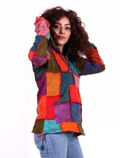 Detalle no seleccionable para compra Sudaderas y Chaquetas - Sudadera hippie patchwork. SUHC02.