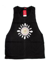Modelo: Negro Camiseta de tirantes algodón Mod Negro