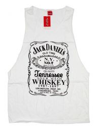 Modelo: Blanco Camiseta de tirantes algodón Mod Blanco