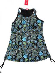 Modelo: Negro Top blusa de algodón Mod Negro