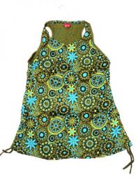 Modelo: Verde Top blusa de algodón Mod Verde