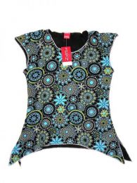 Modelo: Negro Top blusa de algodón Mod Negro