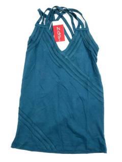 Camisetas - Blusas - Tops - Top algodón espalda TOHC05 - Modelo Azul p