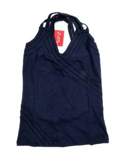 Camisetas - Blusas - Tops - Top algodón espalda TOHC05 - Modelo Azul osc