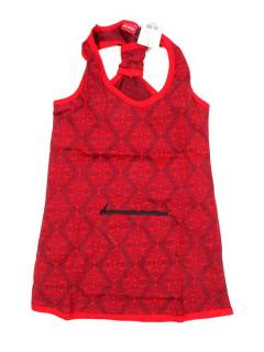 Modelo: Rojo Camisetas - Blusas - Tops - Top hippie estampado TOHC11 - Modelo Rojo