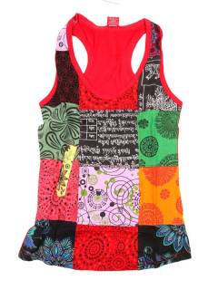 Camisetas - Blusas - Tops - Camiseta de tirantes top con TOHC18 - Modelo Rojo