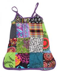 Modelo: 16b9 Top patchwork de algodón Mod 16b9