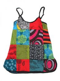 Modelo: 16b3 Top patchwork de algodón Mod 16b3