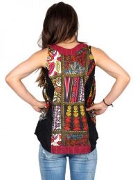 Detalle no seleccionable para compra Top y Blusas Hippie Boho Ethnic - Top hippie patch estampado TOHC20.