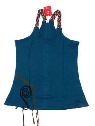 Modelo: Azul Topde algodón con tirante Mod Azul