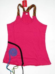 Modelo: Rosa Topde algodón con tirante Mod Rosa