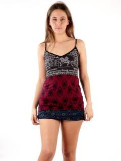 Top hippie largo patchwork y tirantes TOHC28 para comprar al por mayor o detalle  en la categoría de Ropa Hippie de Mujer | ZAS.