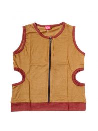 Modelo: Verde Outlet Ropa Hippie - Top abierto a los lados con TOHC30 - Modelo Verde