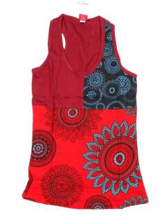 Modelo: Rojo Camisetas - Blusas - Tops - Top hippie algodón TOHC31 - Modelo Rojo