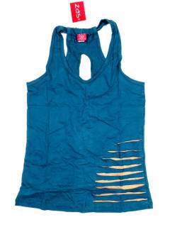 Modelo: Azul 24 Tops y Blusas - Este Top Hippie fusiona diseño TOHC32 - Modelo Azul 24