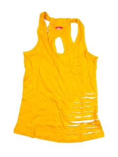 Tops y Blusas - Este Top Hippie fusiona diseño TOHC32 - Modelo Amarillo 24