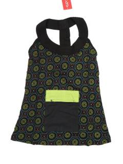 Modelo: Negro Tops y Blusas - Top hippie algodón TOHC33 - Modelo Negro