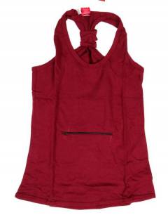 Modelo: Granate Camisetas - Blusas - Tops - Top hippie básico, TOHC34 - Modelo Granate