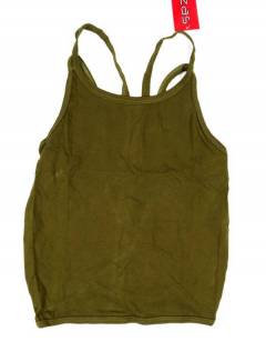 Modelo: Verde Camisetas Blusas y Tops - Top hippie básico, TOHC35 - Modelo Verde