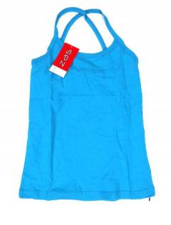 Outlet Ropa Hippie - Top hippie  básico, TOHC35 - Modelo Azul