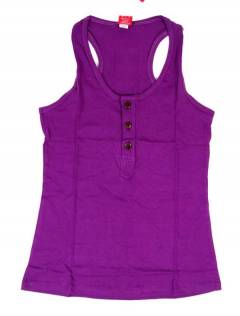 Modelo: Morado Camisetas - Blusas - Tops - Top básico, liso TOHC37 - Modelo Morado