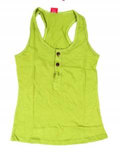 Modelo: Verde Camisetas - Blusas - Tops - Top básico, liso TOHC37 - Modelo Verde