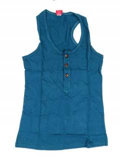 Modelo: Azul Camisetas Blusas y Tops - Top hippie básico, TOHC37 - Modelo Azul
